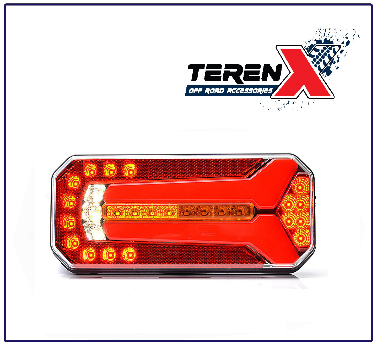 Triplă multifunctională spate cu led și lumină dinamică, WAS 150DD 1123 DD/LP - imagine 2