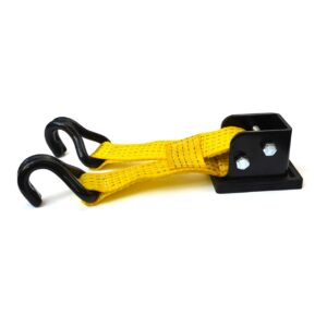 Adaptor jantă pentru cric Hi-Lift Farm Jack cu chingă dublă, două cârlige și talpă de cauciuc