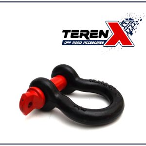 Ochet robust TerenX pentru tractare off-road de 4.75 tone cu bolt roșu" Titlu: "Ochet Off-Road TerenX 4.75 Tone - Fiabilitate în Condiții Extreme"