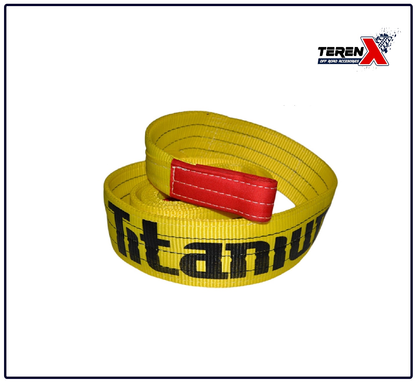 Chingă textilă Titanium Winch 3m – 21T, 90mm lățime, pentru off-road și tractare