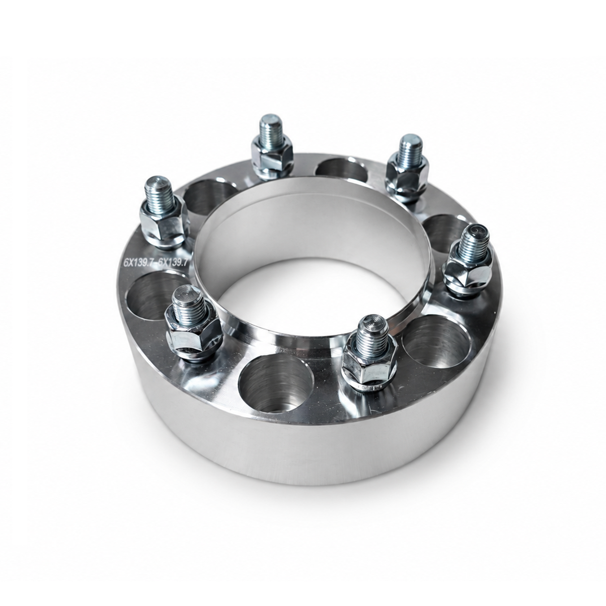 Set 4 flanșe distanțiere 50 mm, 6x139.7, M12x1.5, CB 106.1, cu inel de centrare - Toyota Hilux, Land Cruiser, Hyundai Terracan - imagine 2