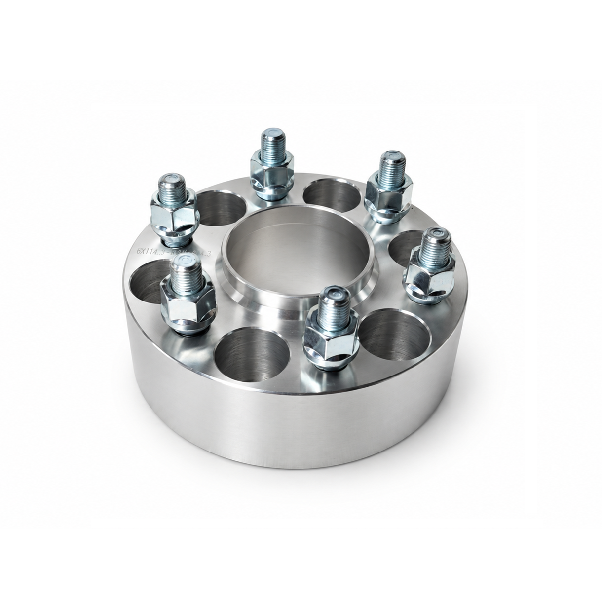 Set 4 flanșe distanțiere 6x114.3, CB 66.1, M12x1.25, 50 mm - Nissan Navara D40, Navara D23 NP300, Pathfinder R51 - imagine 4
