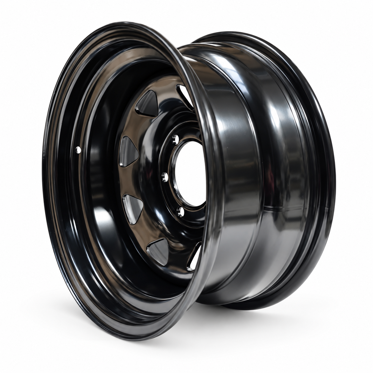Jantă oțel off-road 16x7 6x139.7 ET-35 CB110 - Patrol Y60/Y61, Pajero, Hilux, L200 - imagine 2