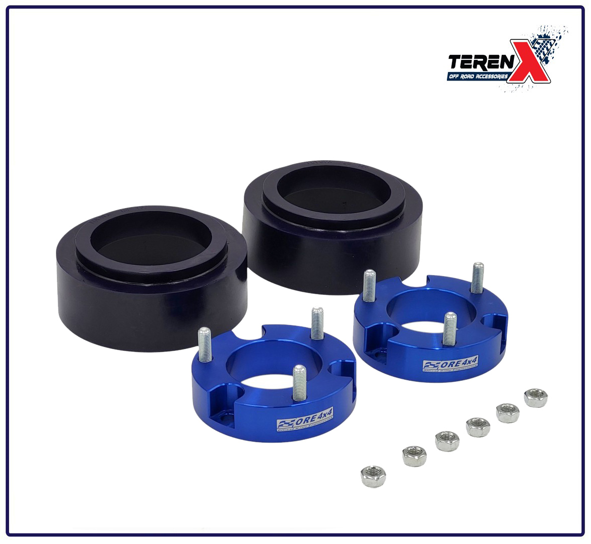 Kit complet de înălțare suspensie 2 inch pentru Toyota Land Cruiser 120 și FJ Cruiser.