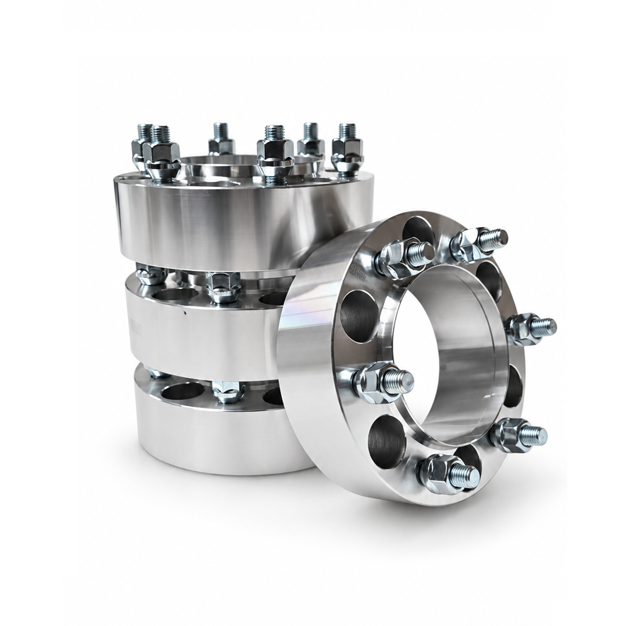 Set 4 flanșe distanțiere 50 mm, 6x139.7, M12x1.25, CB 100, cu inel de centrare - Nissan Terrano II - imagine 2