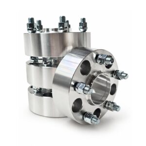 Set 4 flanșe distanțiere 50 mm 5x127 CB 71.5 filet 1/2-20 pentru Jeep Wrangler JK și Grand Cherokee WJ