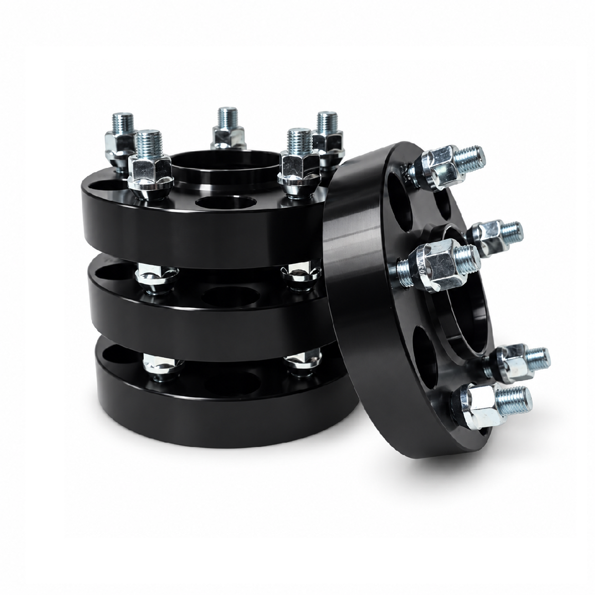 Set 4 flanșe distanțiere 5x127, CB 71.5, 1/2"-20, 30 mm - Jeep Grand Cherokee WJ, Wrangler JK, Cherokee KK - imagine 2