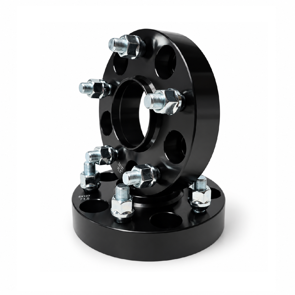 Set 4 flanșe distanțiere 5x127, CB 71.5, M14x1.5, 30 mm - Jeep Grand Cherokee WK2, Wrangler JL, Gladiator JT - imagine 5
