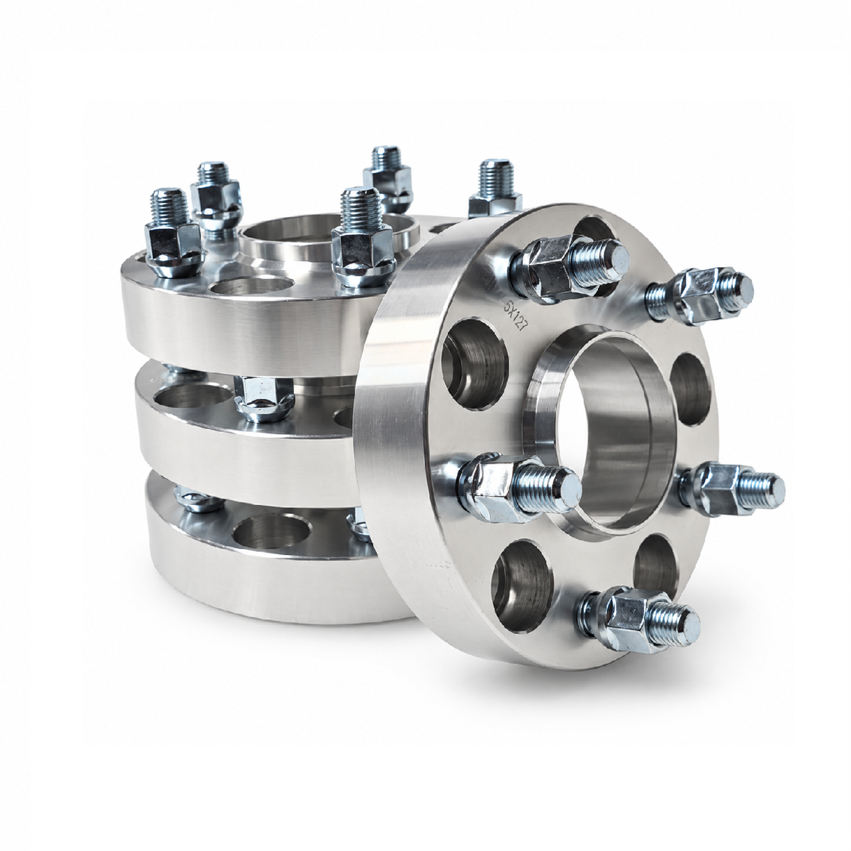 Set 4 flanșe distanțiere 5x127, CB 71.5, M14x1.5, 30 mm - Jeep Grand Cherokee WK2, Wrangler JL, Gladiator JT - imagine 3