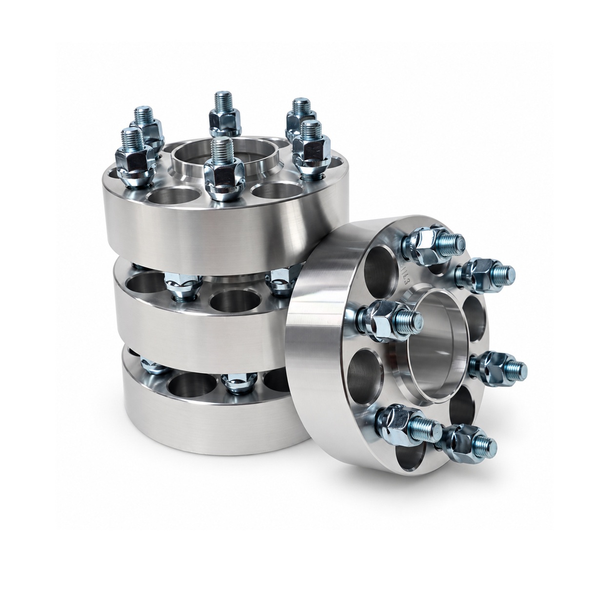 Set 4 flanșe distanțiere 6x114.3, CB 66.1, M12x1.25, 40 mm - Nissan Navara D40, Navara D23 NP300, Pathfinder R51 - imagine 2