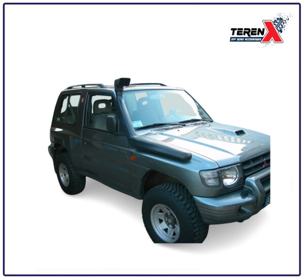 Snorkel Mitsubishi Pajero V33 (Pajero 2), 1997 - 2000, aripi evazate - imagine 2