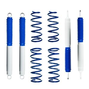 Kit suspensie +5 cm Desert King DKRS pentru Nissan Patrol Y60 și Y61, 5 uși, cu 4 arcuri și 4 amortizoare