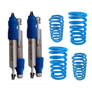 Kit suspensie +5 cm pentru Nissan Patrol Y60 și Y61 cu arcuri Lovells și amortizoare Profender