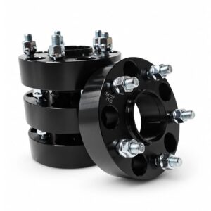 Set 4 flanșe distanțiere 40 mm 5x127 CB 71.5 filet 1/2-20 pentru Jeep Wrangler JK, Grand Cherokee WJ și Cherokee KK