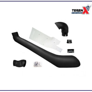 Snorkel Mitsubishi L200 2015–2019 și Fiat Fullback 2.4 Diesel, kit complet de montaj din LLDPE cu suport, țeavă de legătură, adapter, coliere și șuruburi