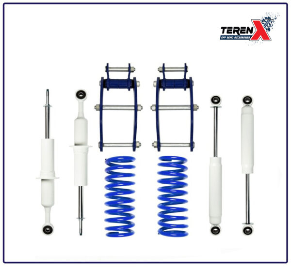 Kit complet de suspensie DKRS +2 inch pentru Toyota Hilux Vigo 2005-2014, include amortizoare și arcuri