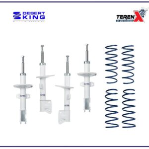 Set complet de suspensie Desert King pentru Dacia Duster, inclusiv amortizoare și arcuri