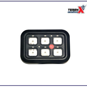 Panou de control cu 6 butoane pentru vehicule off-road, ideal pentru a controla lumini suplimentare, compresoare și alte accesorii. Fabricat din materiale durabile, cu iluminare de fundal pentru o vizibilitate optimă în orice condiții.