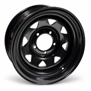 Jantă oțel off-road 15x7 5x139.7 ET-30 CB110 pentru Suzuki Jimny, Vitara, Grand Vitara I și Kia Sportage I