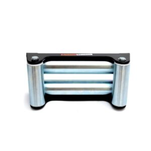 Ghidaj cu role pe rulmenți Titanium Winch (roller fairlead) pentru trolii 9500-17000 lbs cu cablu oțel, distanță șuruburi 252 mm, 298 x 115 x 89 mm