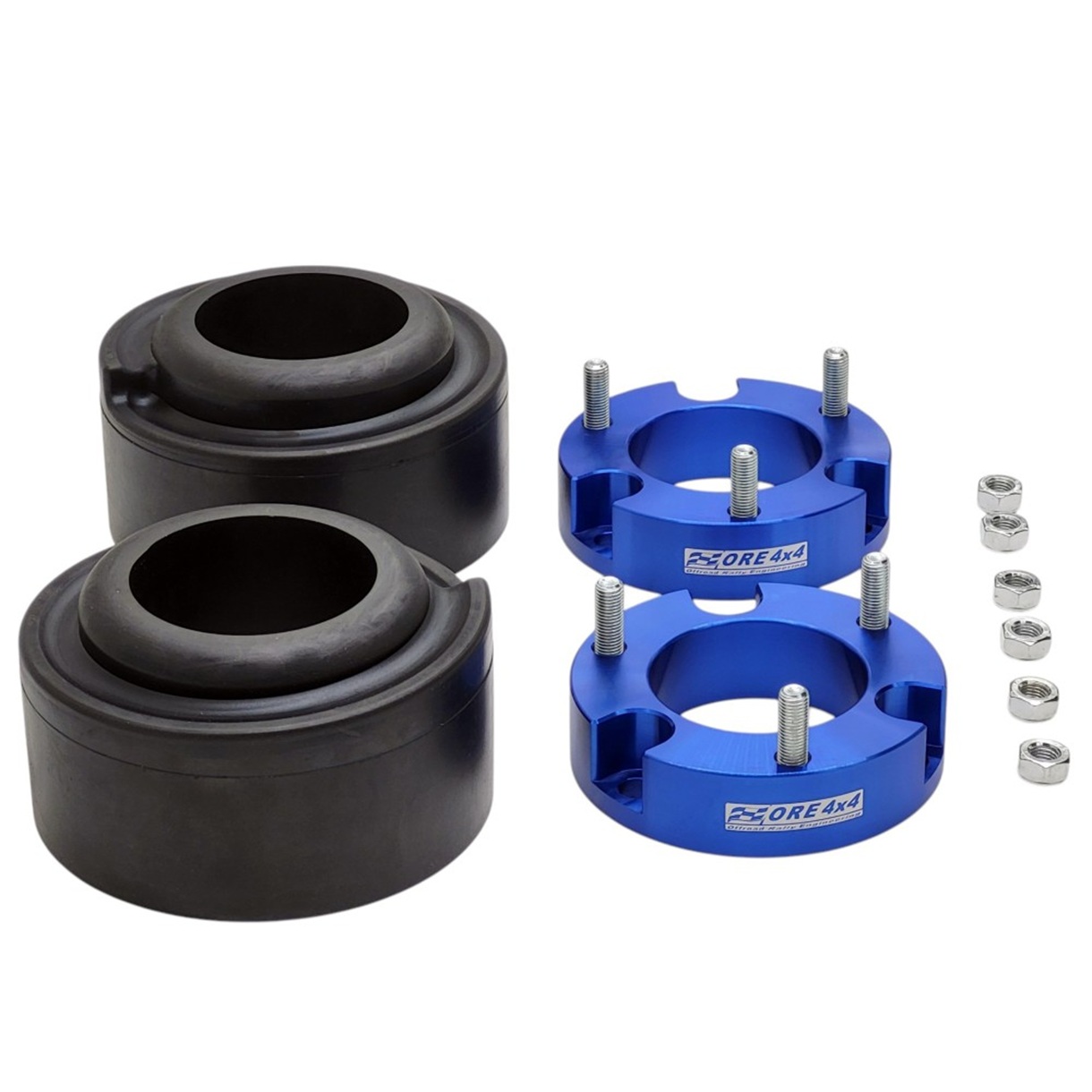 kit înălțare 2 inch Kia Sorento 1 2002-2009 V1 — distanțiere față aluminiu forjat anodizat și poduri poliuretan spate