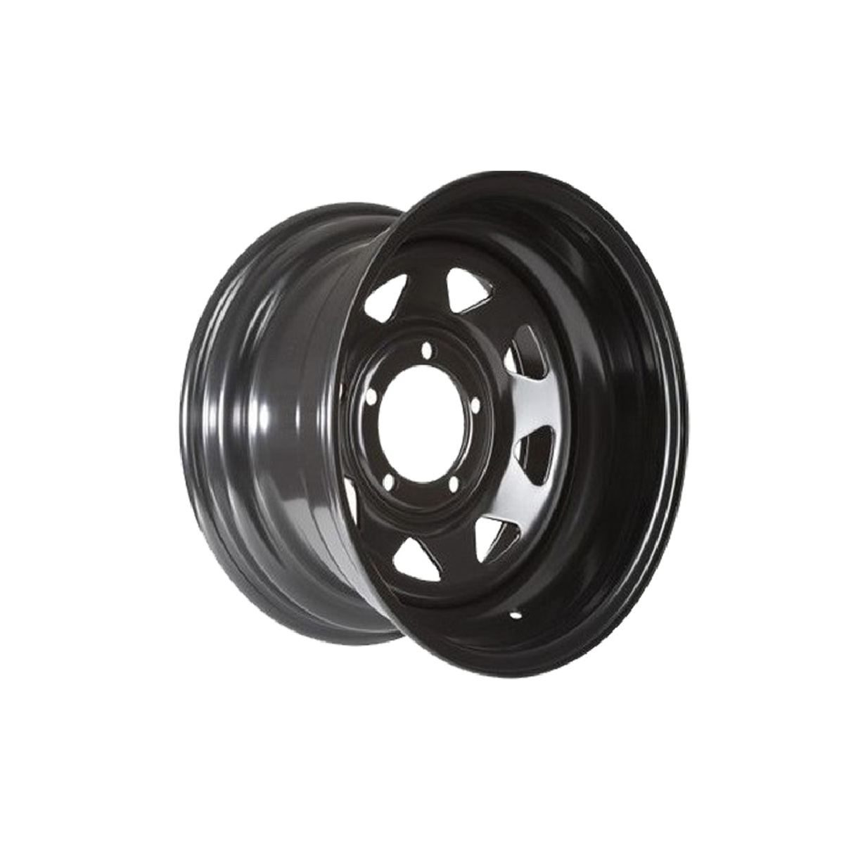Jantă oțel off-road 16x8 5x127 ET+10 CB71.5 pentru Jeep Wrangler JK și Grand Cherokee WJ