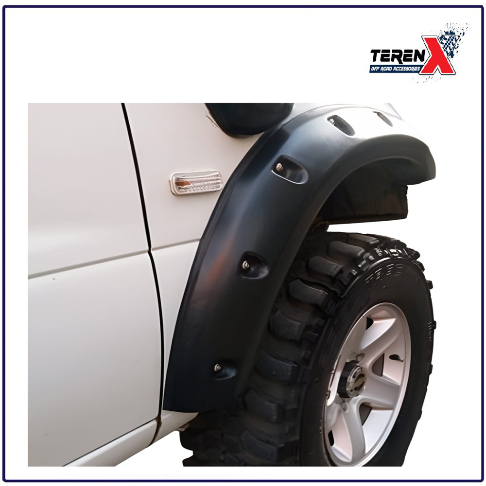 Overfendere dedicate Suzuki Grand Vitara 3 uși - extensii aripi 8 cm - set 6 piese - imagine 3