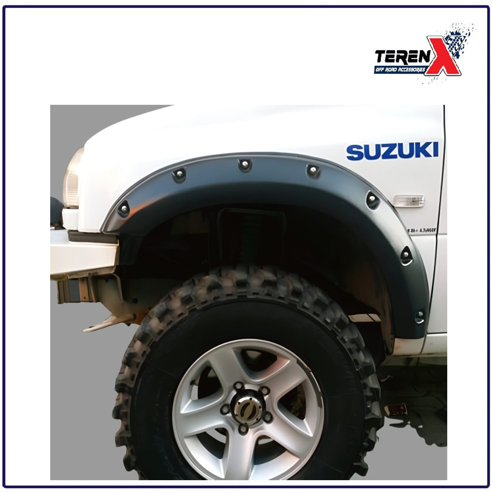 Overfendere dedicate Suzuki Grand Vitara 3 uși - extensii aripi 8 cm - set 6 piese - imagine 4