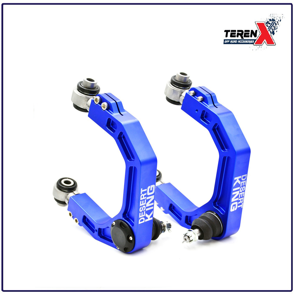 Set 2 brațe superioare reglabile aluminiu lift +2" (+5cm) Nissan Navara D40 / NP300 / Pathfinder - Desert King (DKRS) - imagine 2