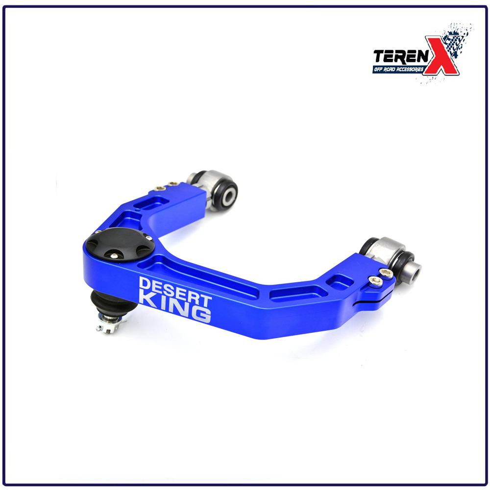 Set 2 brațe superioare reglabile aluminiu lift +2" (+5cm) Nissan Navara D40 / NP300 / Pathfinder - Desert King (DKRS) - imagine 4