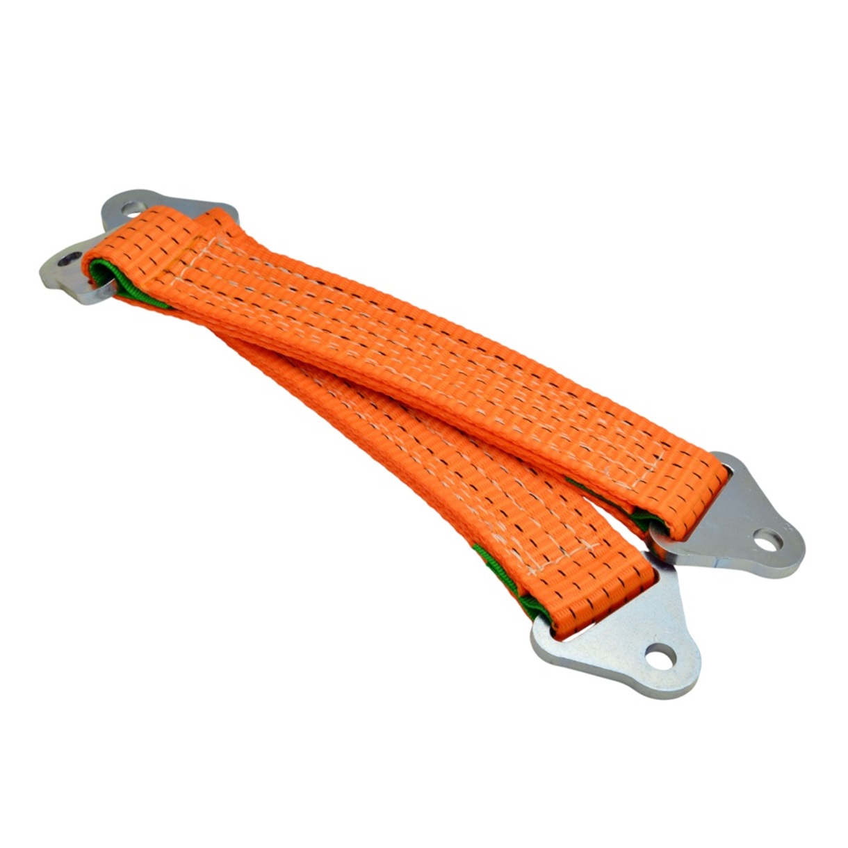 Set de 2 chingi pentru limitarea cursei suspensiei, lungime 45 cm, prinderi zincate pentru șurub de 12 mm.