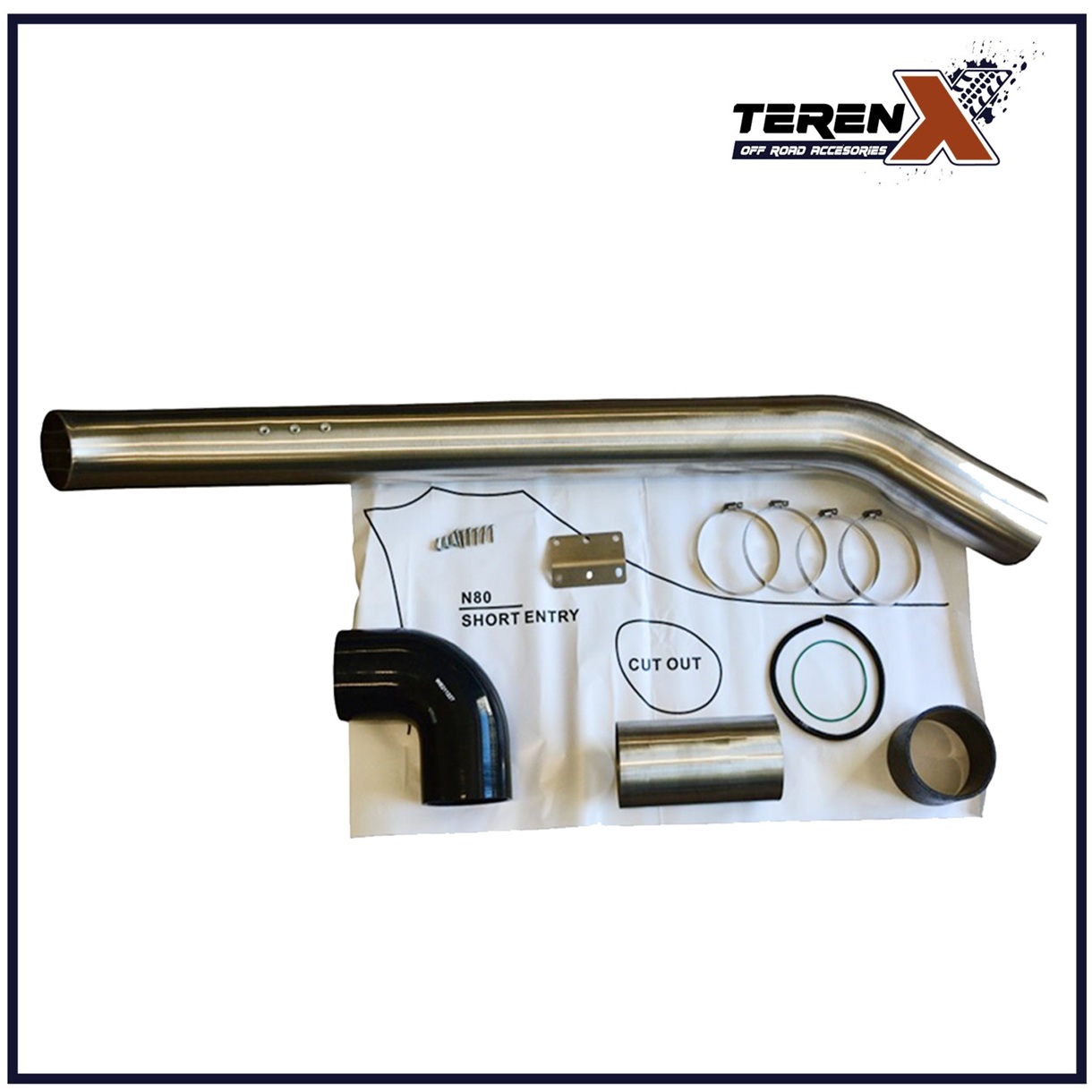Snorkel inox / oțel 100mm Toyota Hilux Revo (2015+) - imagine 3