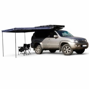Marchiză auto Overlander 270° dreapta, 2,5 m, cu 4 benzi LED