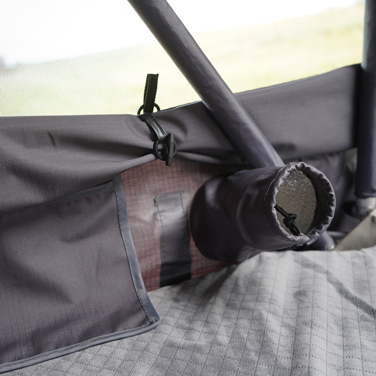 Cort plafon auto Overlander Explorer 3.0, 140 cm, cu Sky Roof - imagine 14