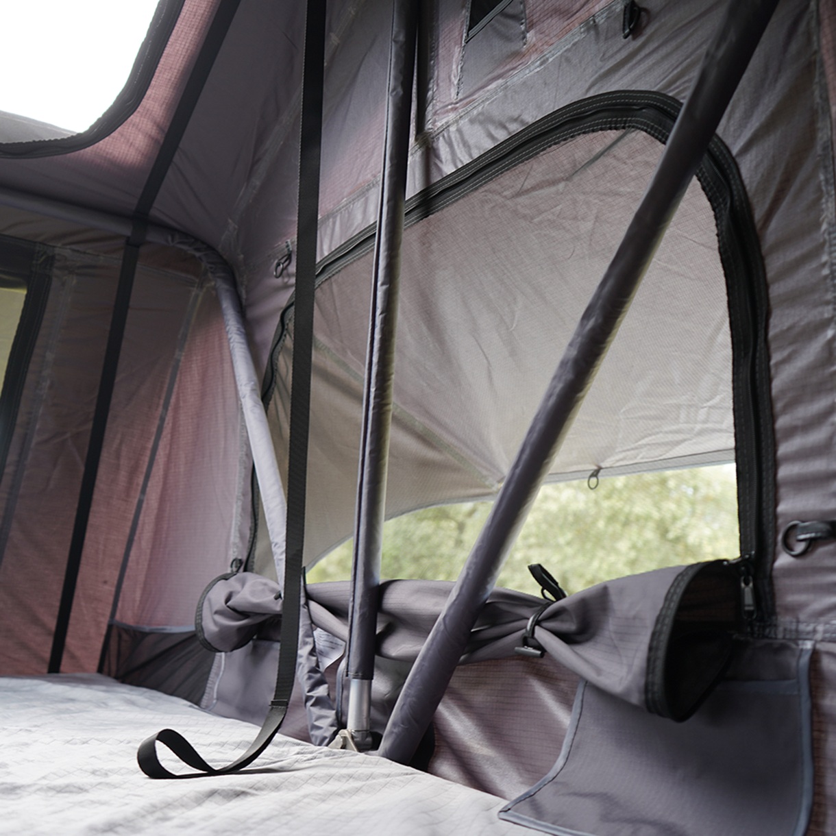 Cort plafon auto Overlander Explorer 3.0, 140 cm, cu Sky Roof - imagine 15