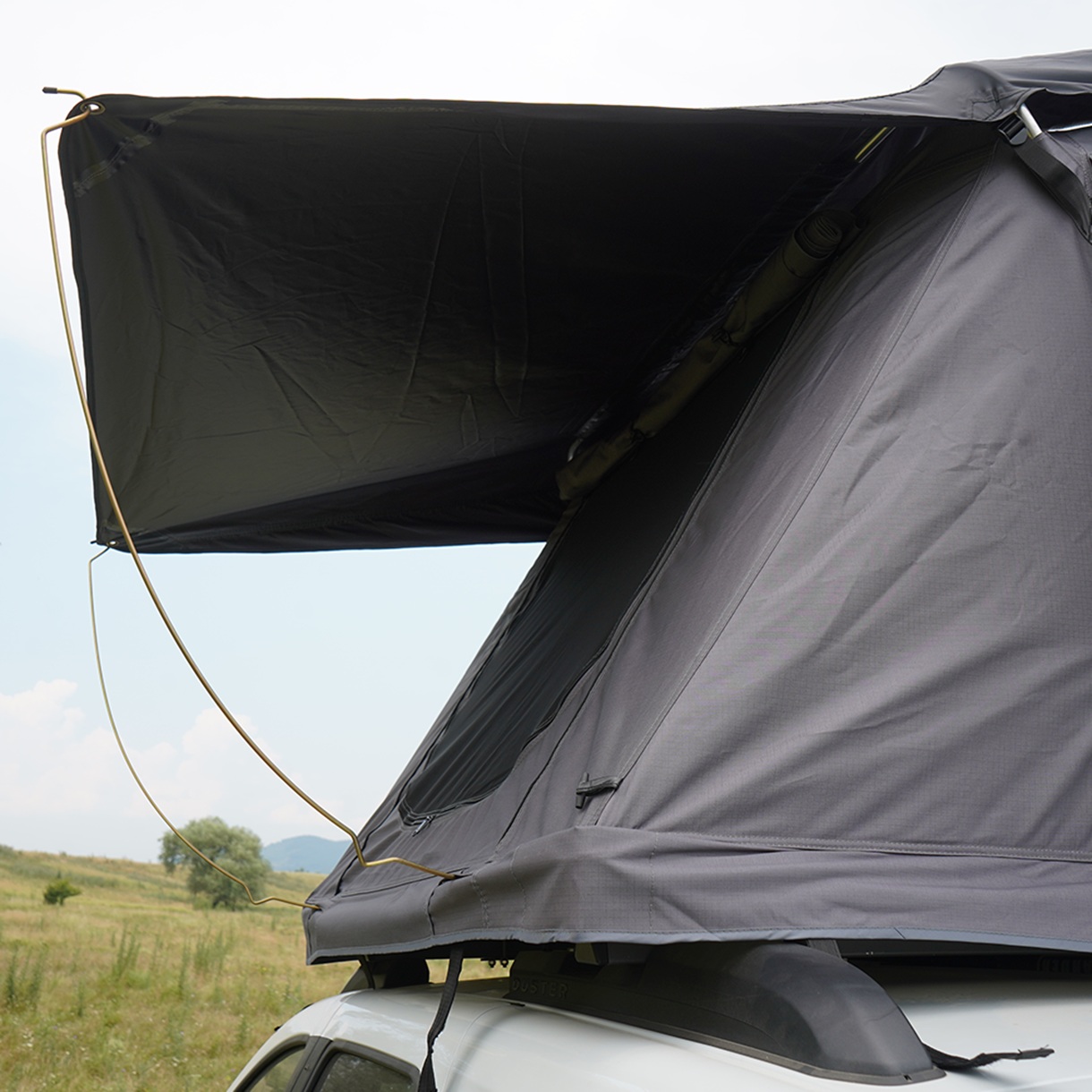 Cort plafon auto Overlander Explorer 3.0, 140 cm, cu Sky Roof - imagine 18