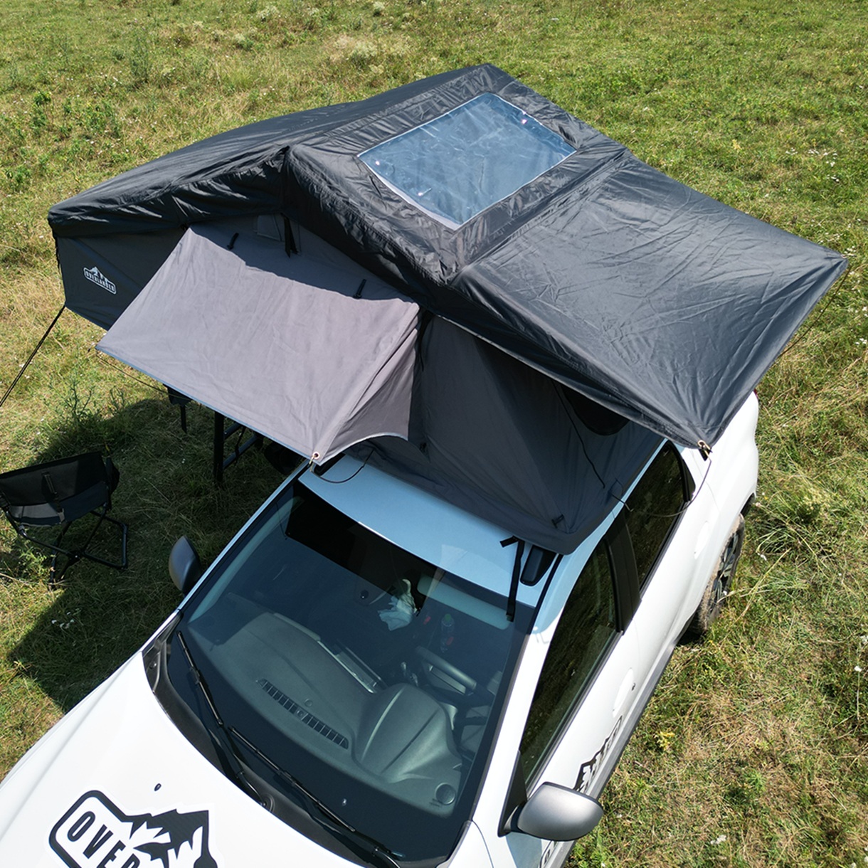 Cort plafon auto Overlander Explorer 3.0, 140 cm, cu Sky Roof - imagine 20