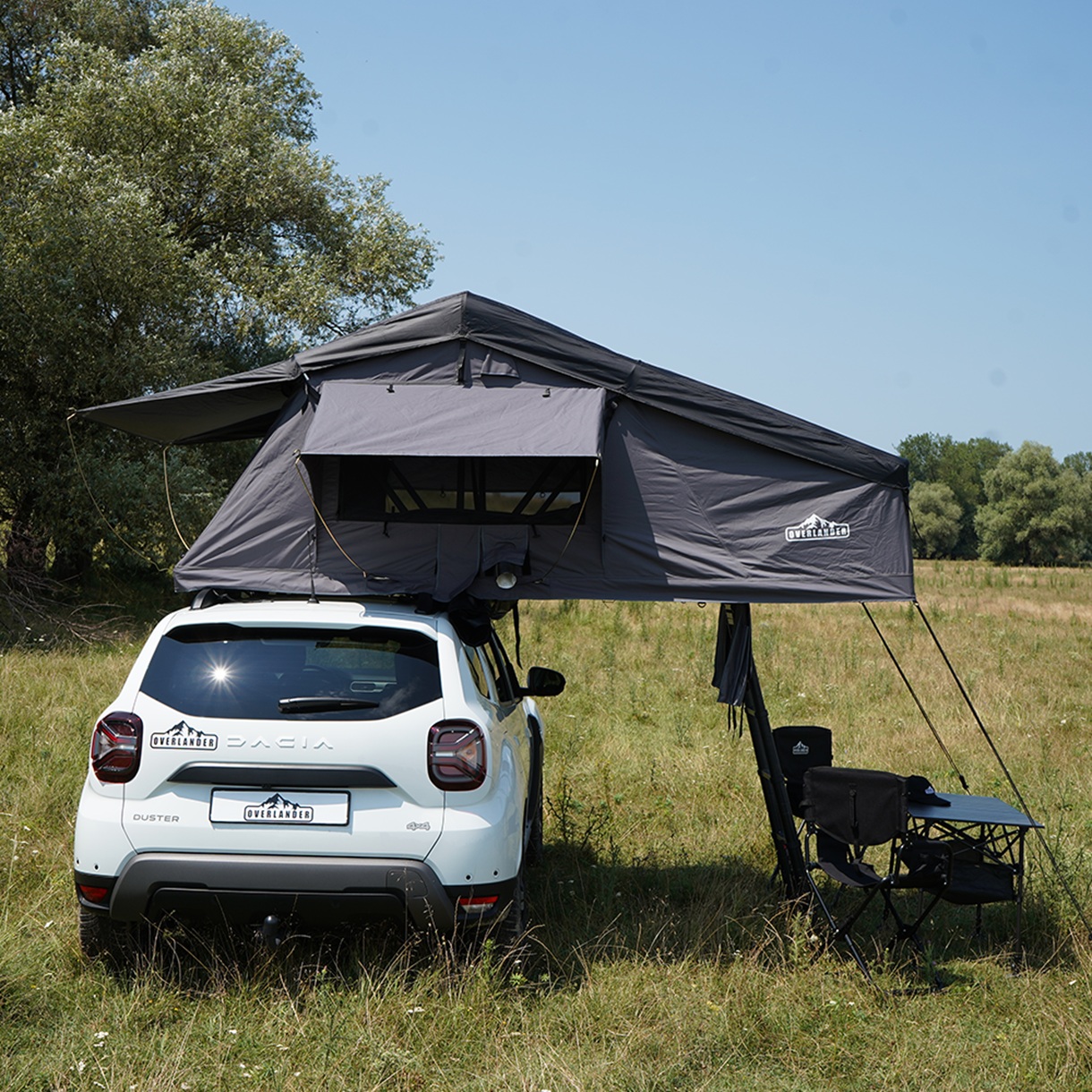 Cort plafon auto Overlander Explorer 3.0, 140 cm, cu Sky Roof - imagine 5