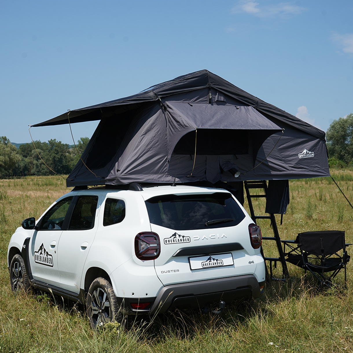 Cort plafon auto Overlander Explorer 3.0, 140 cm, cu Sky Roof - imagine 6