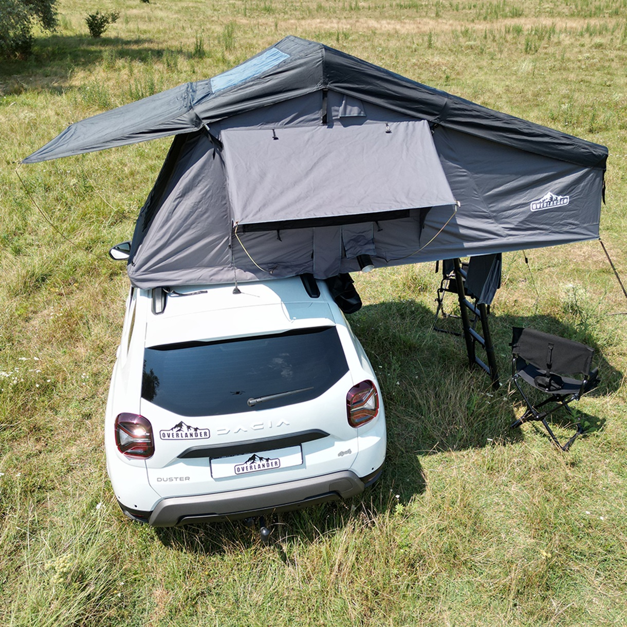 Cort plafon auto Overlander Explorer 3.0, 140 cm, cu Sky Roof - imagine 7