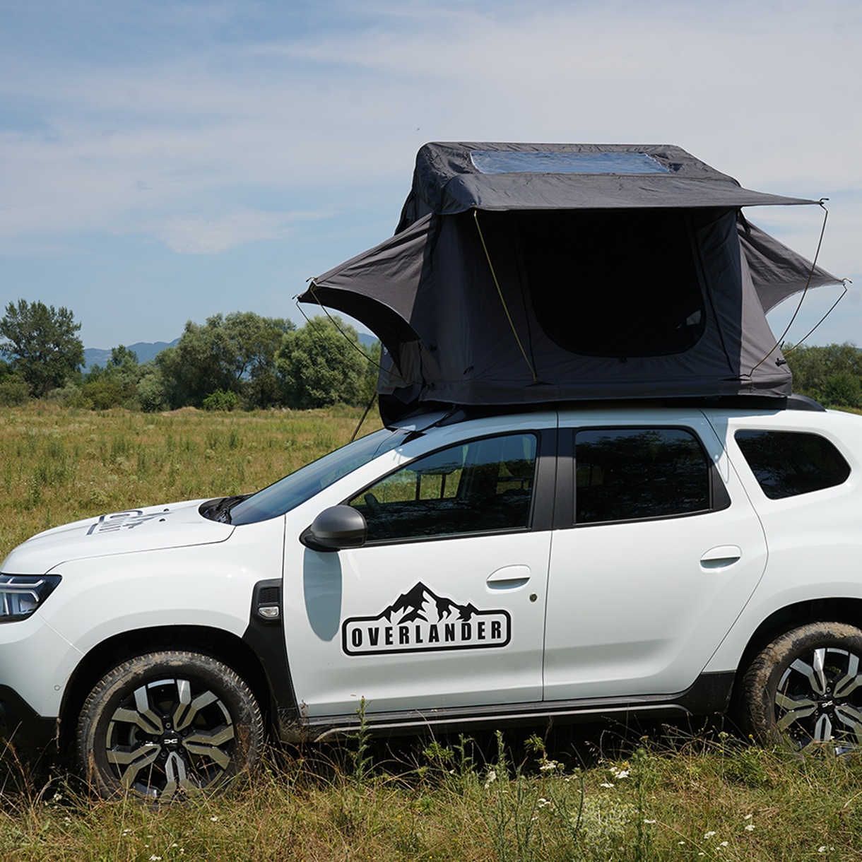 Cort plafon auto Overlander Explorer 3.0, 140 cm, cu Sky Roof - imagine 8