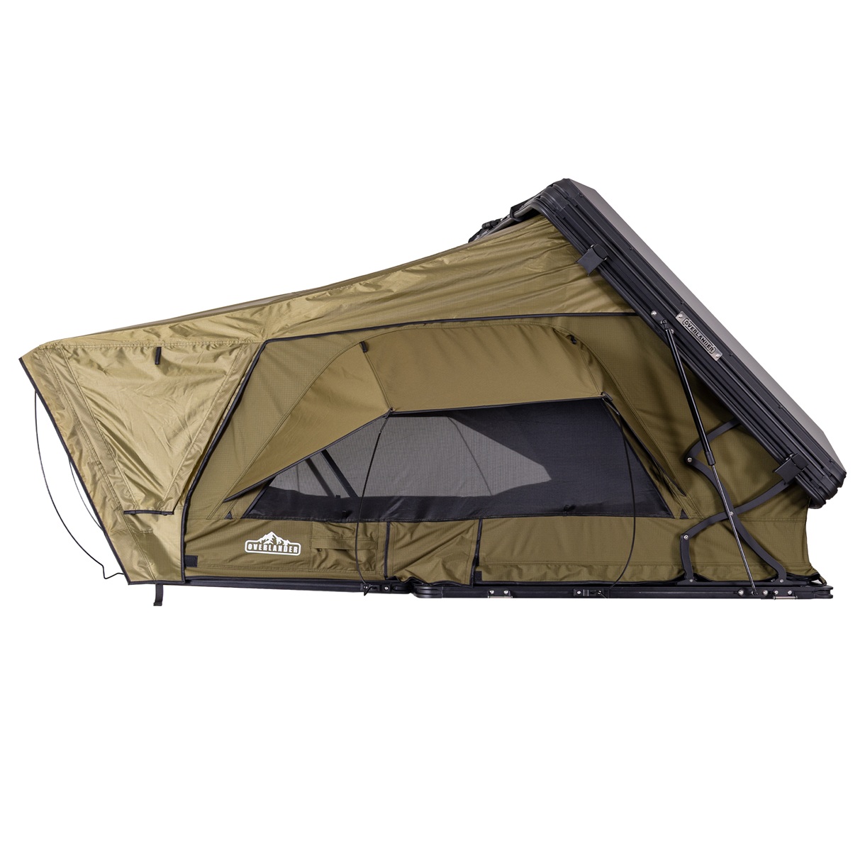 Cort plafon auto Overlander Nova Eco-Green, 2-3 persoane, carcasă aluminiu - imagine 2