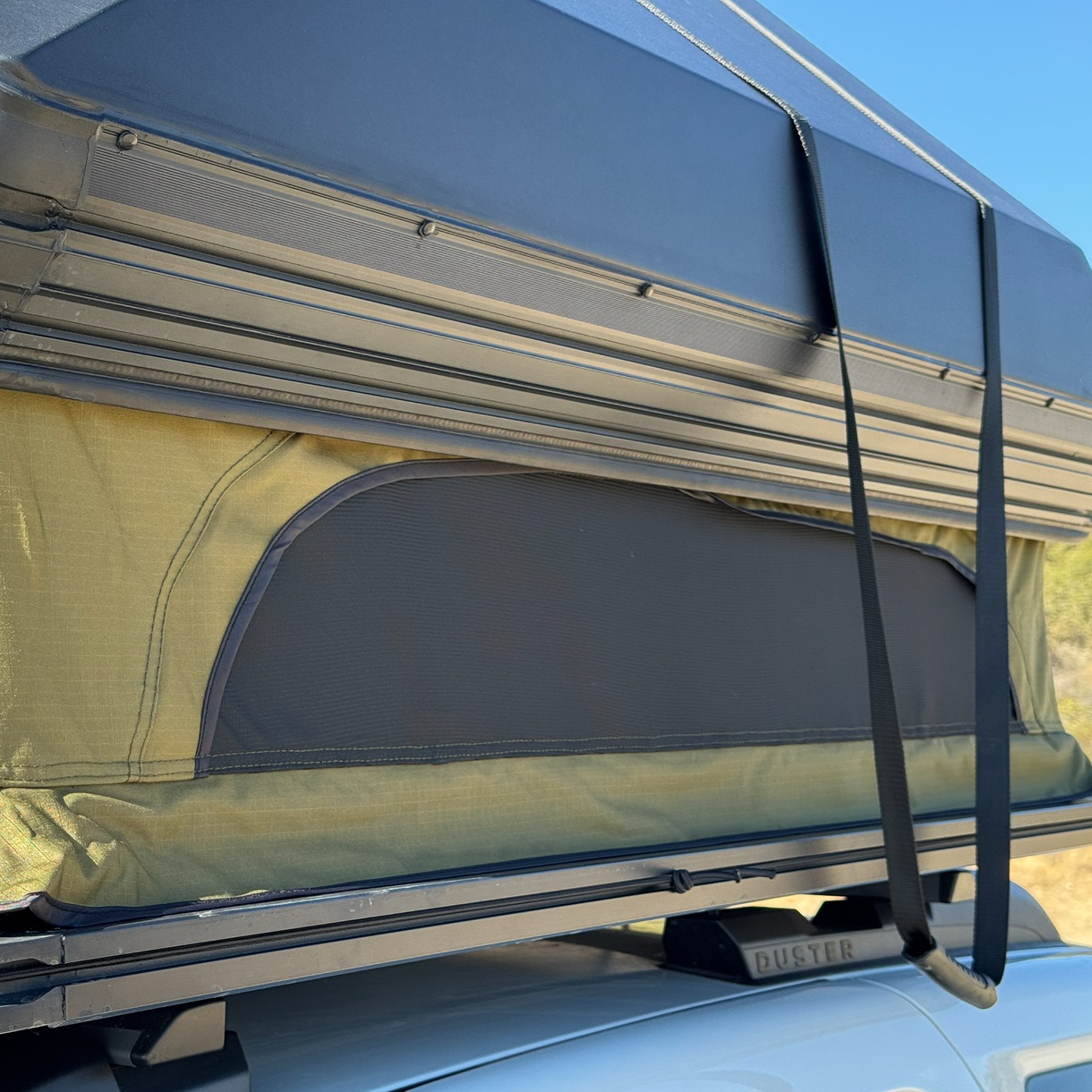 Cort plafon auto Overlander Nova Eco-Green, 2-3 persoane, carcasă aluminiu - imagine 11