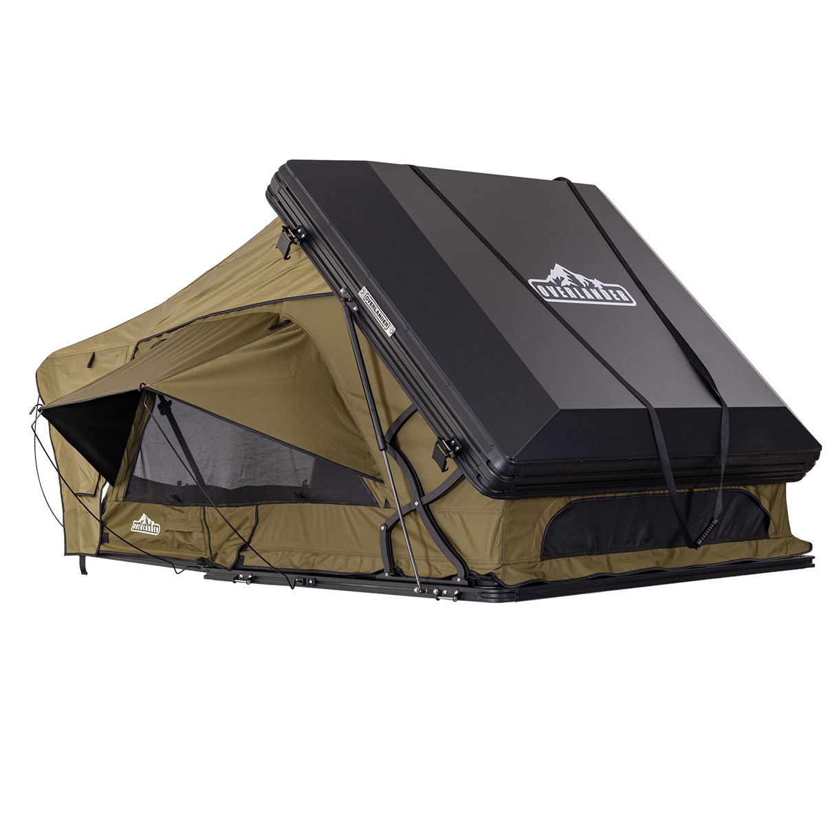 Cort plafon auto Overlander Nova Eco-Green, 2-3 persoane, carcasă aluminiu - imagine 4