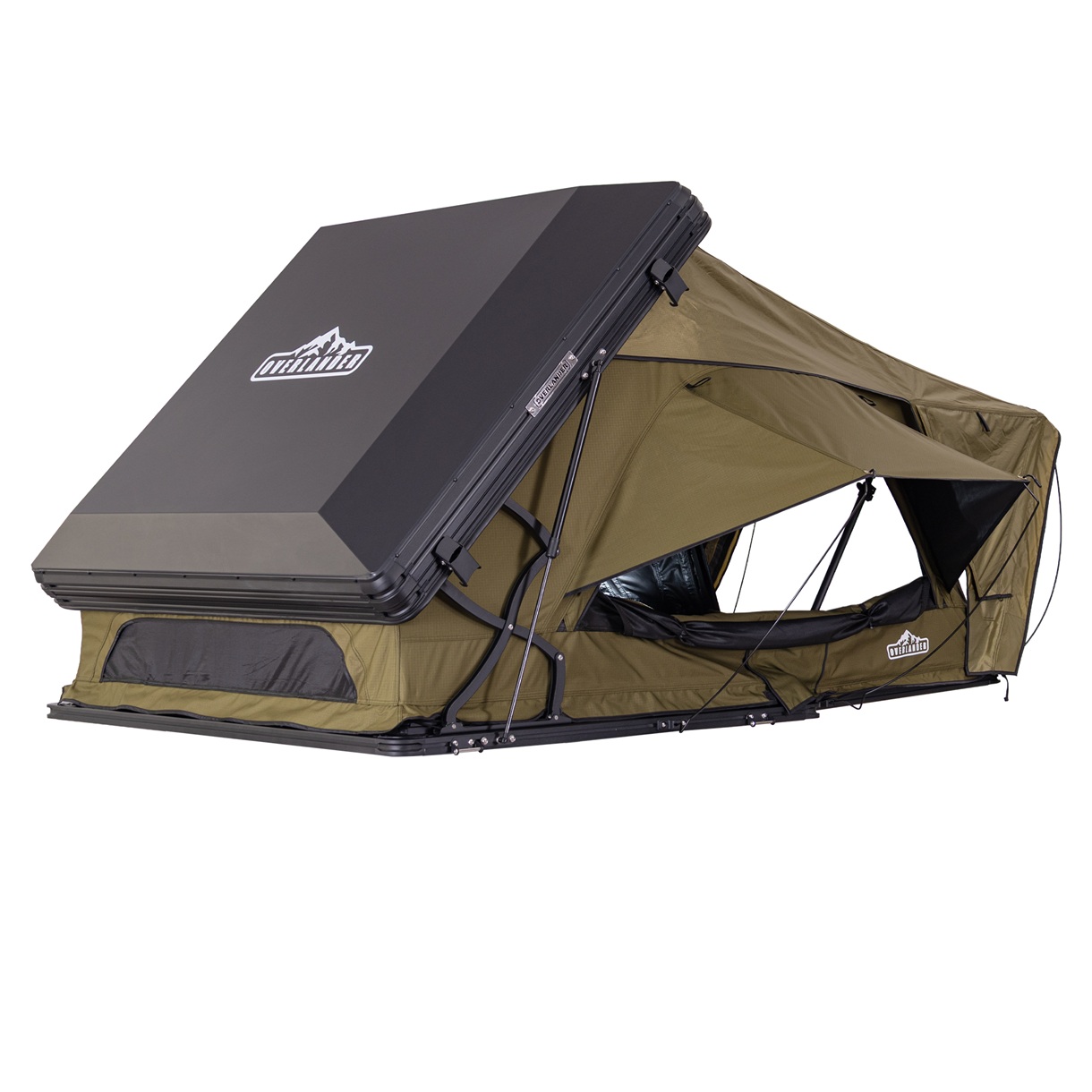 Cort plafon auto Overlander Nova Eco-Green, 2-3 persoane, carcasă aluminiu - imagine 6