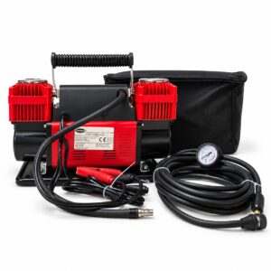 Compresor auto 12V Titanium Winch cu 2 pistoane 300 l/min