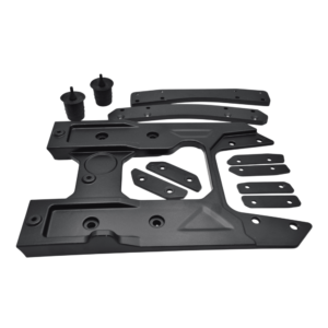 Kit negru de întărire pentru roata de rezervă Jeep Wrangler JL, cu distanțiere și accesorii de montaj