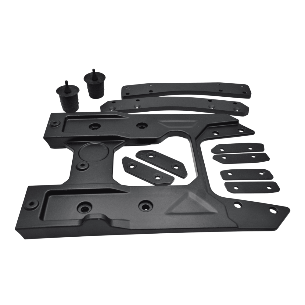Kit negru de întărire pentru roata de rezervă Jeep Wrangler JL, cu distanțiere și accesorii de montaj