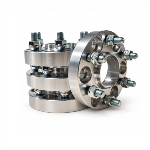 Set 4 flanșe distanțiere 25 mm 6x114.3 CB 66.1 M12x1.25 pentru Nissan Navara D40, D23 și Pathfinder R51